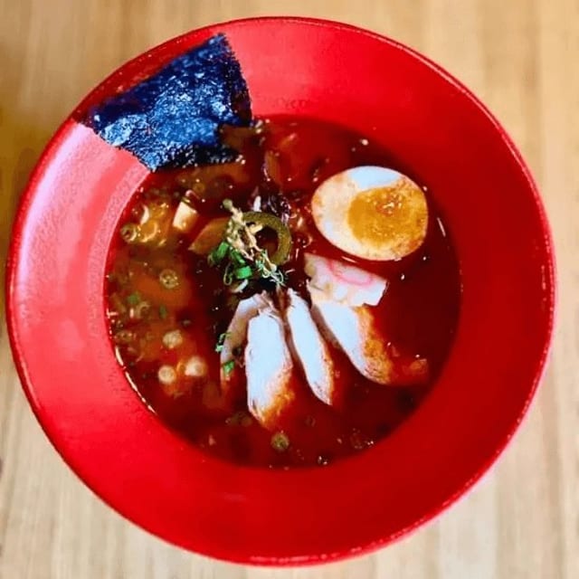 Spicy Halal Chicken Ramen.